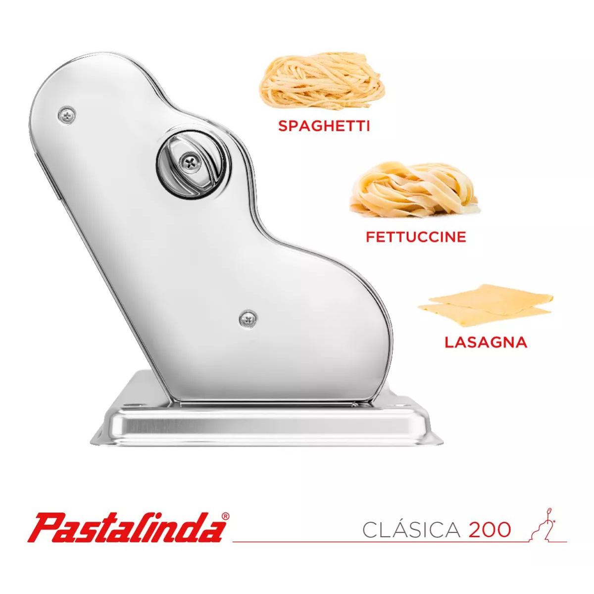 Maquina De Pastas Pastalinda Clásica 200 Roja 20Cm